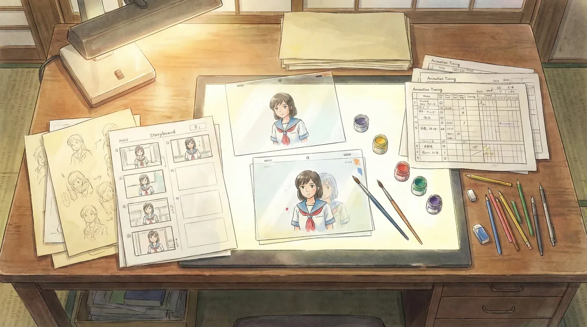 动画制作工作台 里番 幕后制作过程