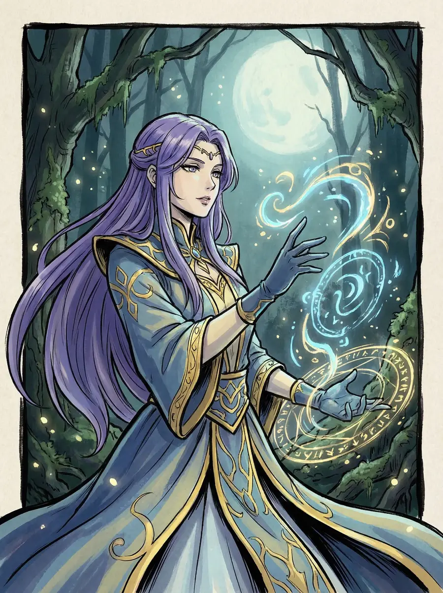 紫月魔法纪 里番 人气连载动画海报