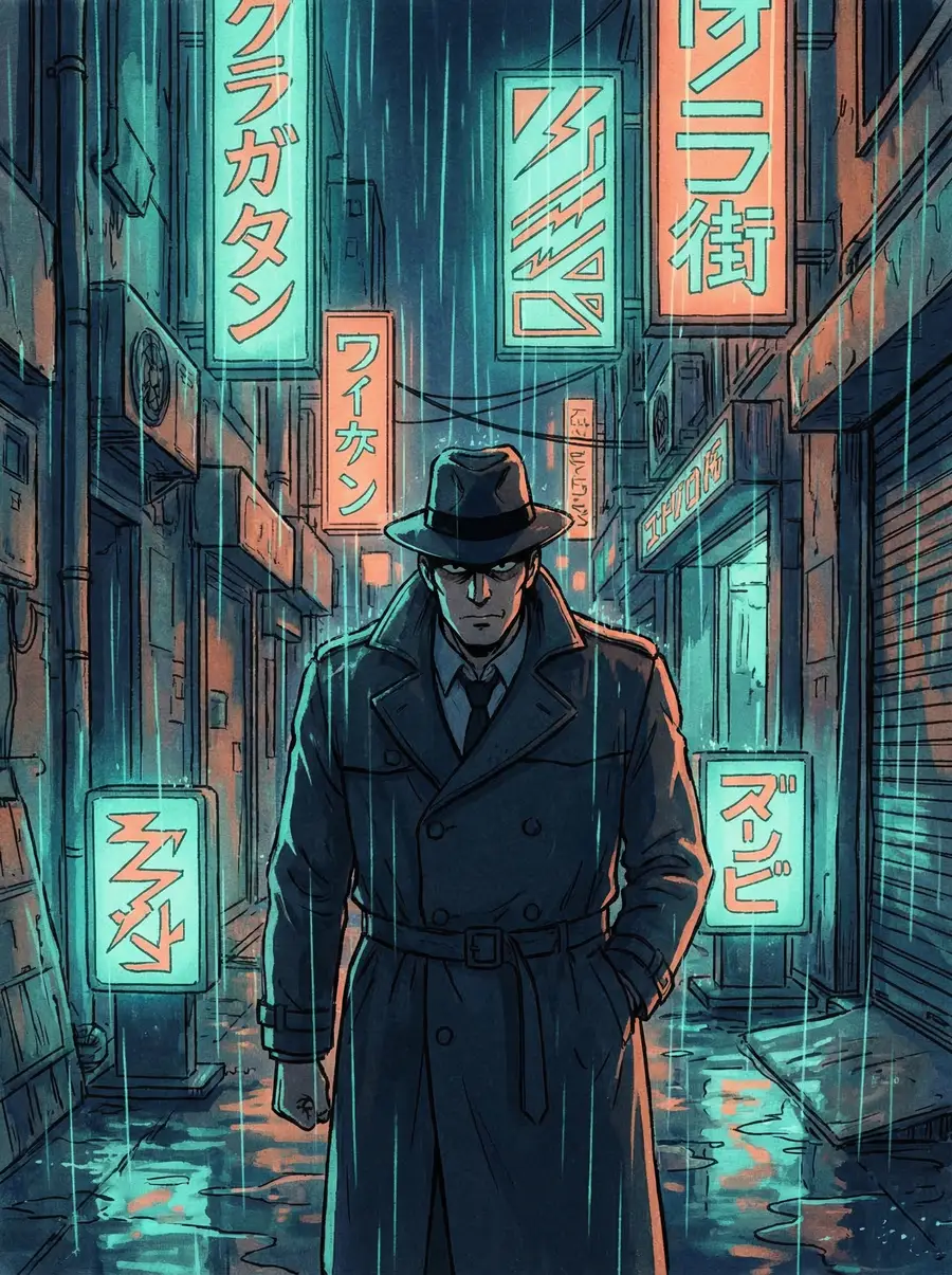 霓虹侦探录 里番 人气连载动画海报